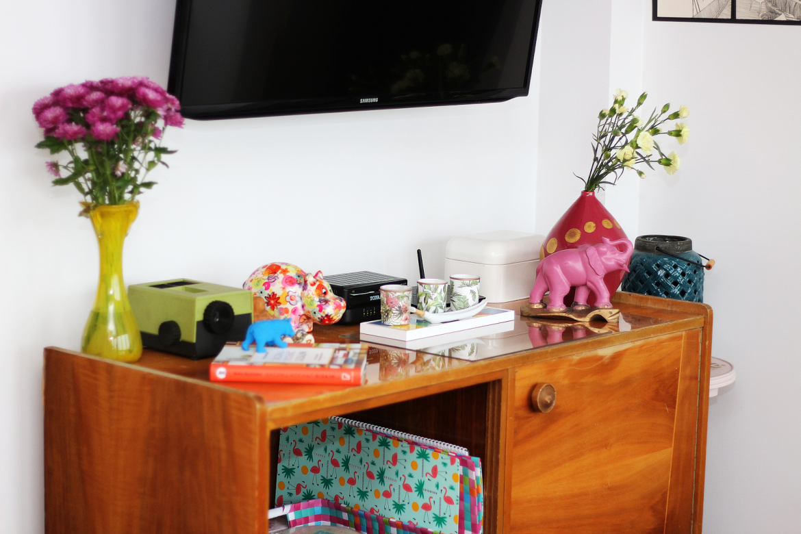 Komoda Bilea, czyli mój salon w stylu retro