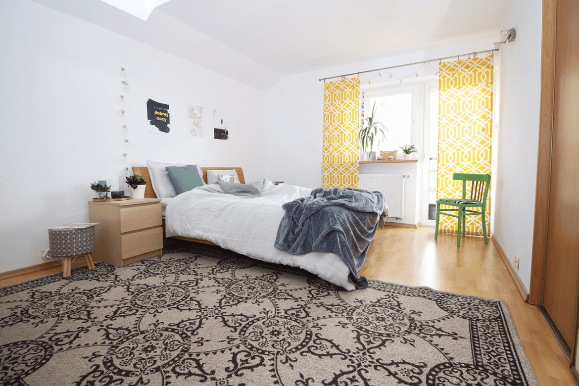 METAMORFOZA SYPIALNI W STYLU BOHO. LNIANA POŚCIEL