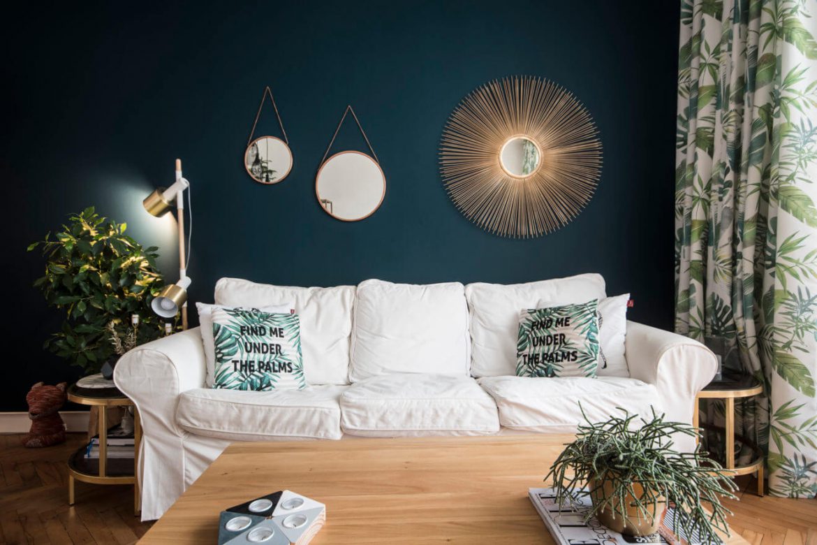 CIEMNE ŚCIANY WE WNĘTRZACH. KIEDY MOŻEMY SOBIE POZWOLIĆ NA CIEMNĄ ŚCIANĘ?