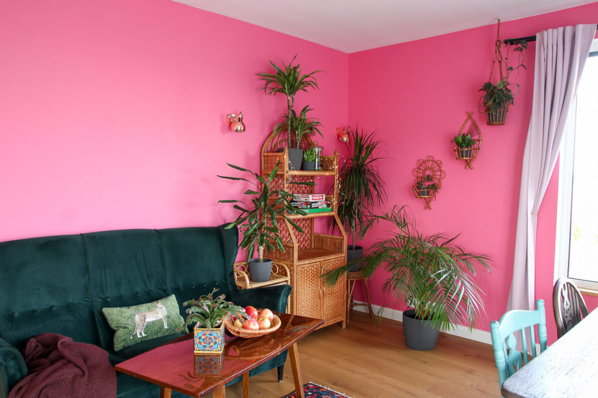 RÓŻOWY SALON. METAMORFOZA WNĘTRZA