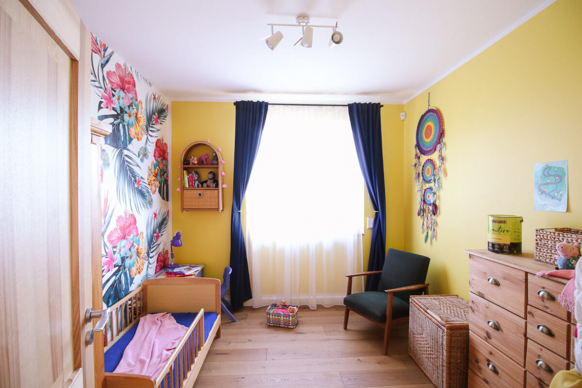 ŻÓŁTY POKÓJ DZIECKA. METAMORFOZA WNĘTRZA