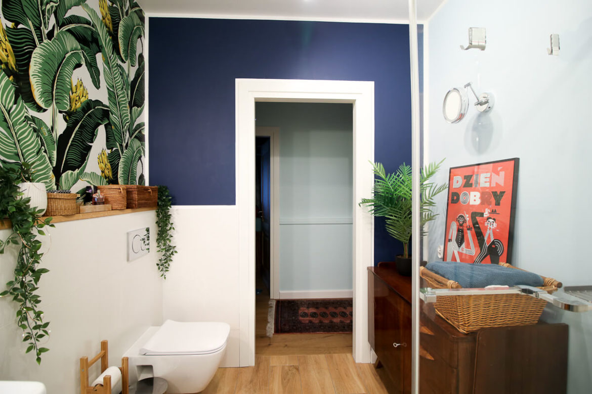 NIEBIESKA ŁAZIENKA. WEEKENDOWA METAMORFOZA